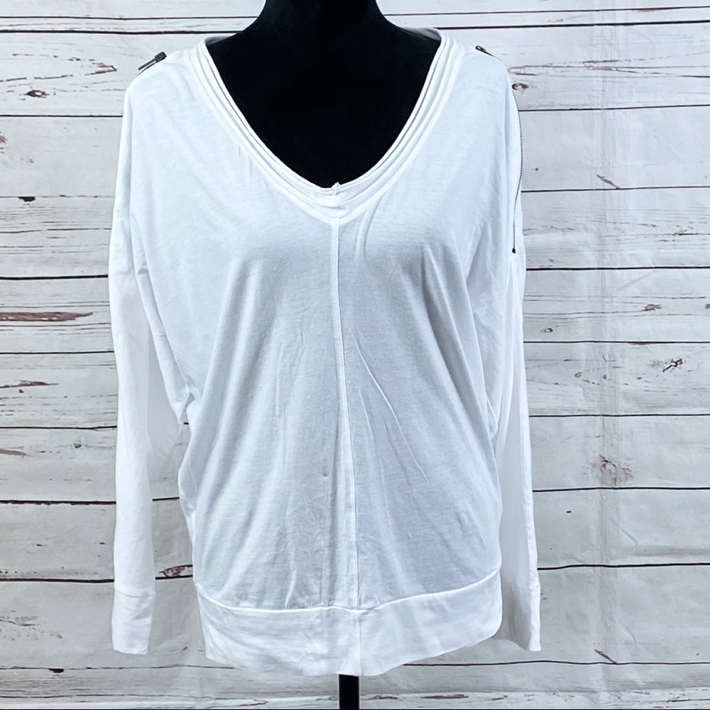 Vivienne Tam Blouse Long Sleeves White Size L